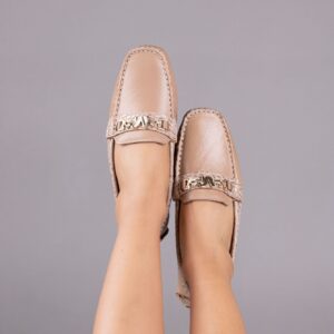 MOCASIN HERRAJE en Capuchino