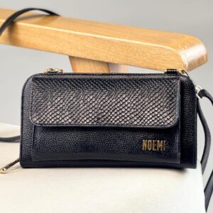 CARTERA PORTACELULAR en Negro